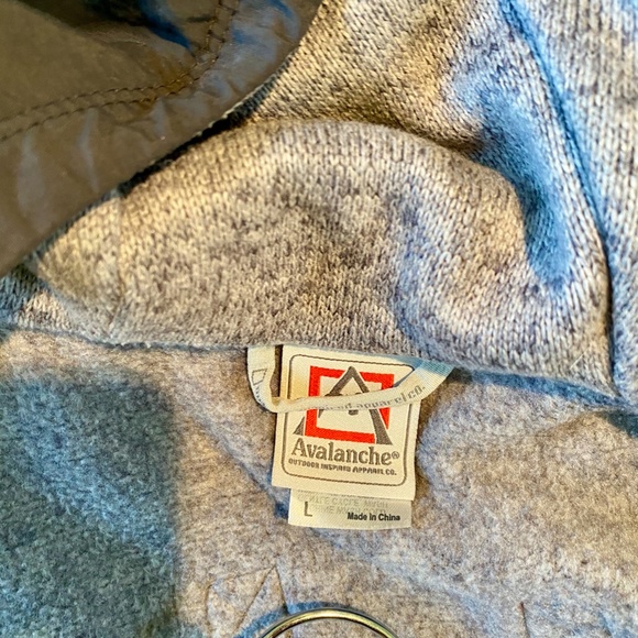 Gray Fleece Spring/Fall Jacket - Picture 3 of 3